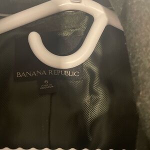 Banana Republic long coat with flare